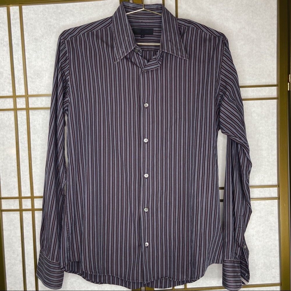 TED BAKER • London Men’s Dress Shirt Long Sleeve Collared Work Office L